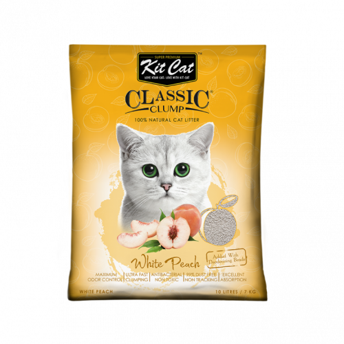 رمل كيتكات كلاسيك الخوخ 10 لتر