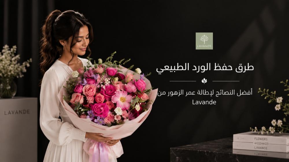 طرق حفظ الورد الطبيعي: أفضل النصائح لإطالة عمر الزهور من Lavande