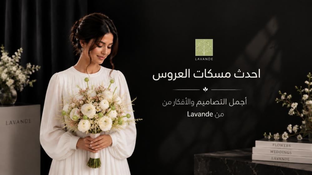احدث مسكات العروس: أجمل التصاميم والأفكار من Lavande