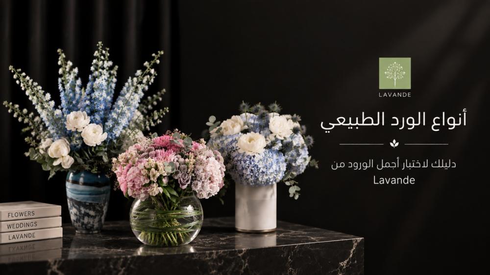 أنواع الورد الطبيعي وأسماؤها: دليلك لاختيار أجمل الورود من Lavande
