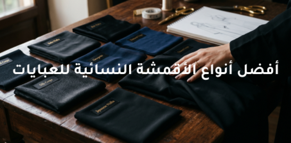 أفضل أنواع الأقمشة النسائية للعبايات