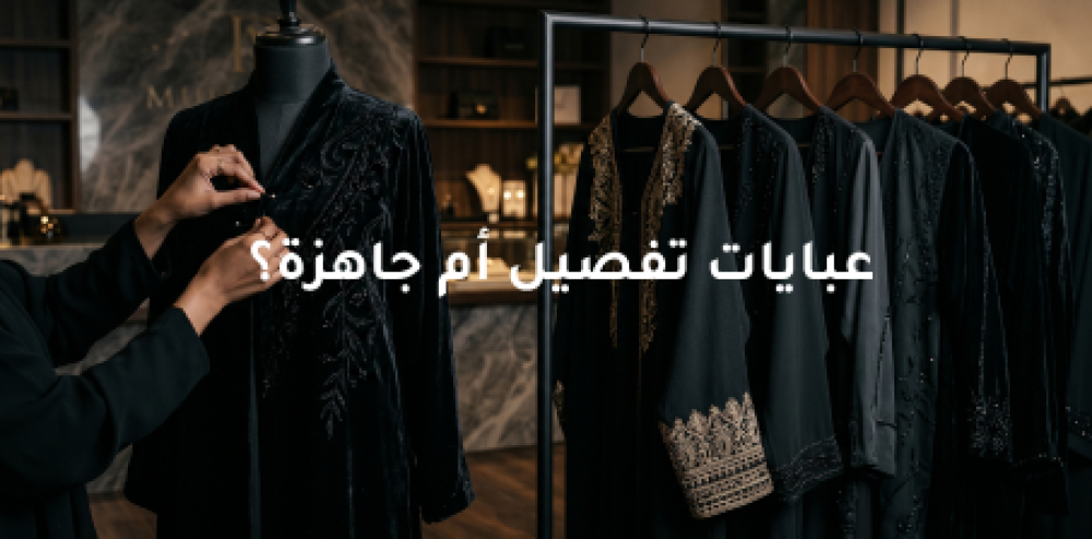 عبايات تفصيل أم جاهزة؟