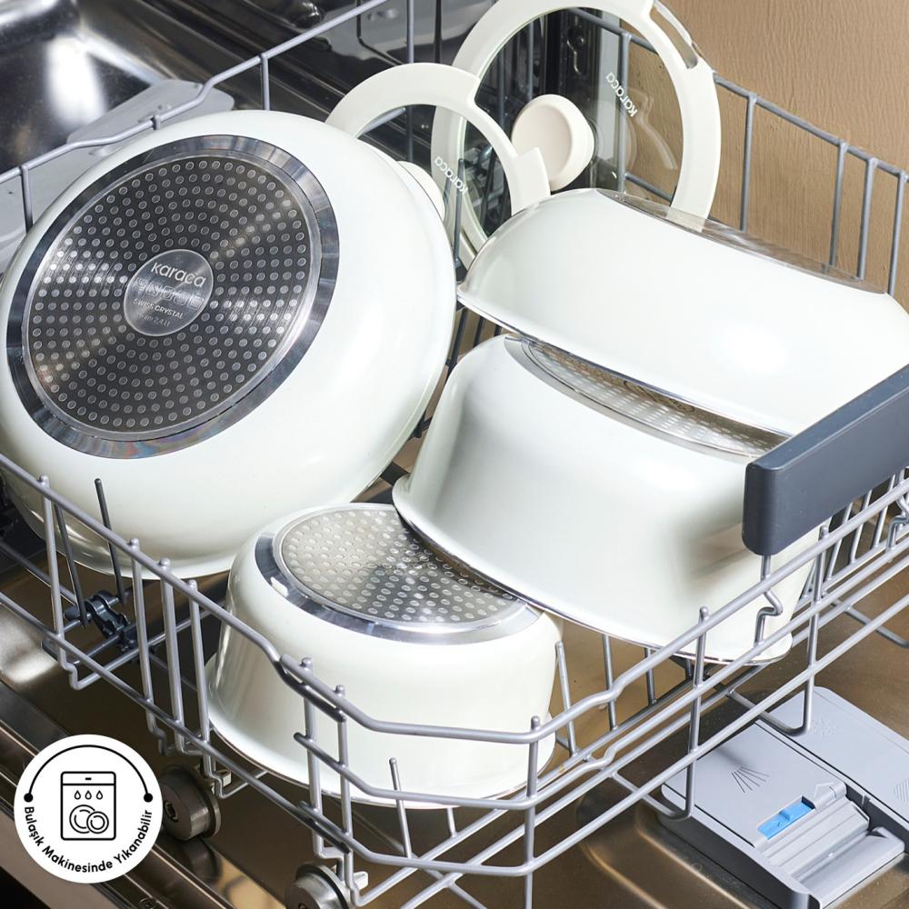 طقم قدور Swiss Crystal Almond