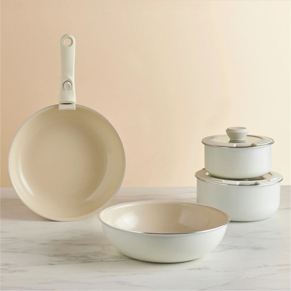 طقم قدور Swiss Crystal Almond