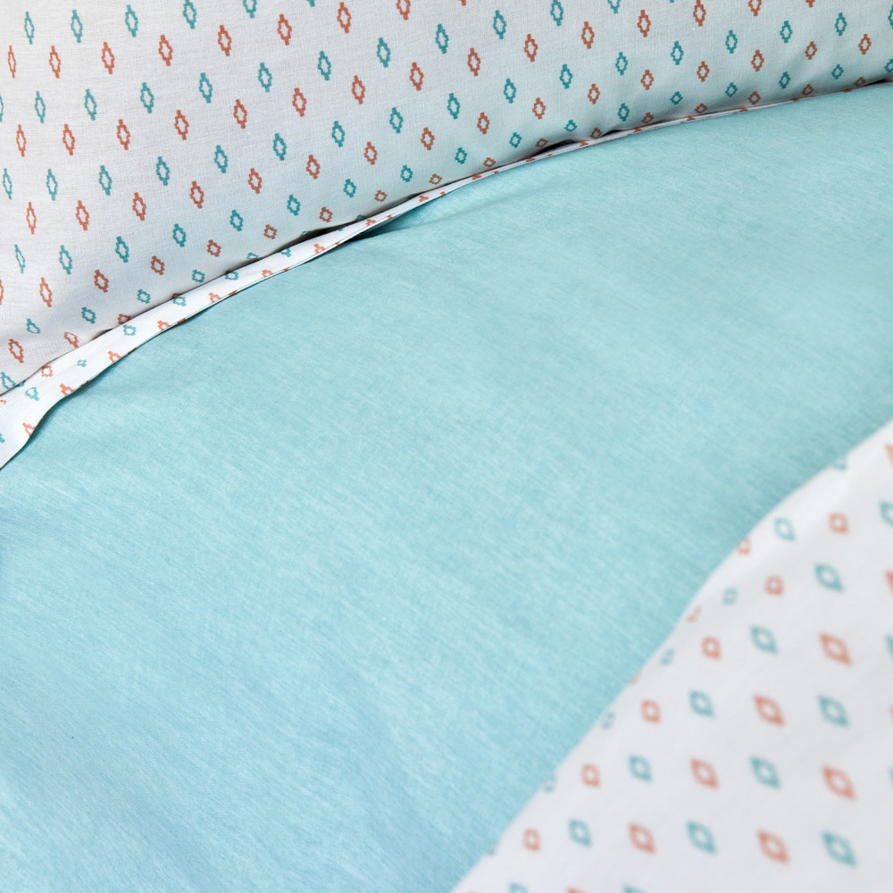 طقم مفارش مفرد Moddy أزرق