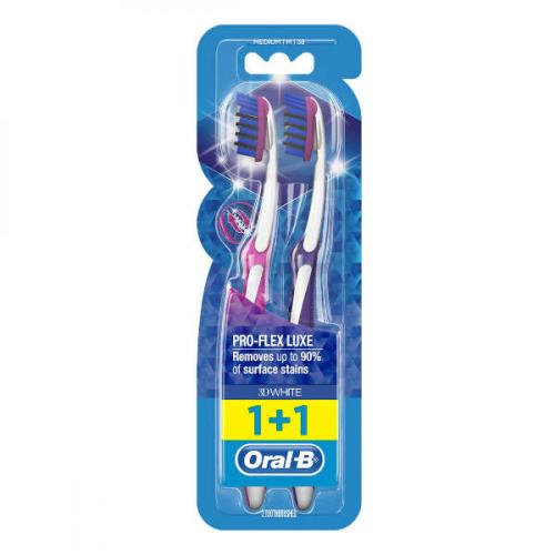 فرشاة أسنان برو فليكس للتبييض 1+1 مجاناً Oral-B