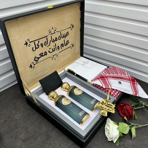 بكس العيد رجالي مع طقم عطور قصه فاخر، هدايا رجالية...