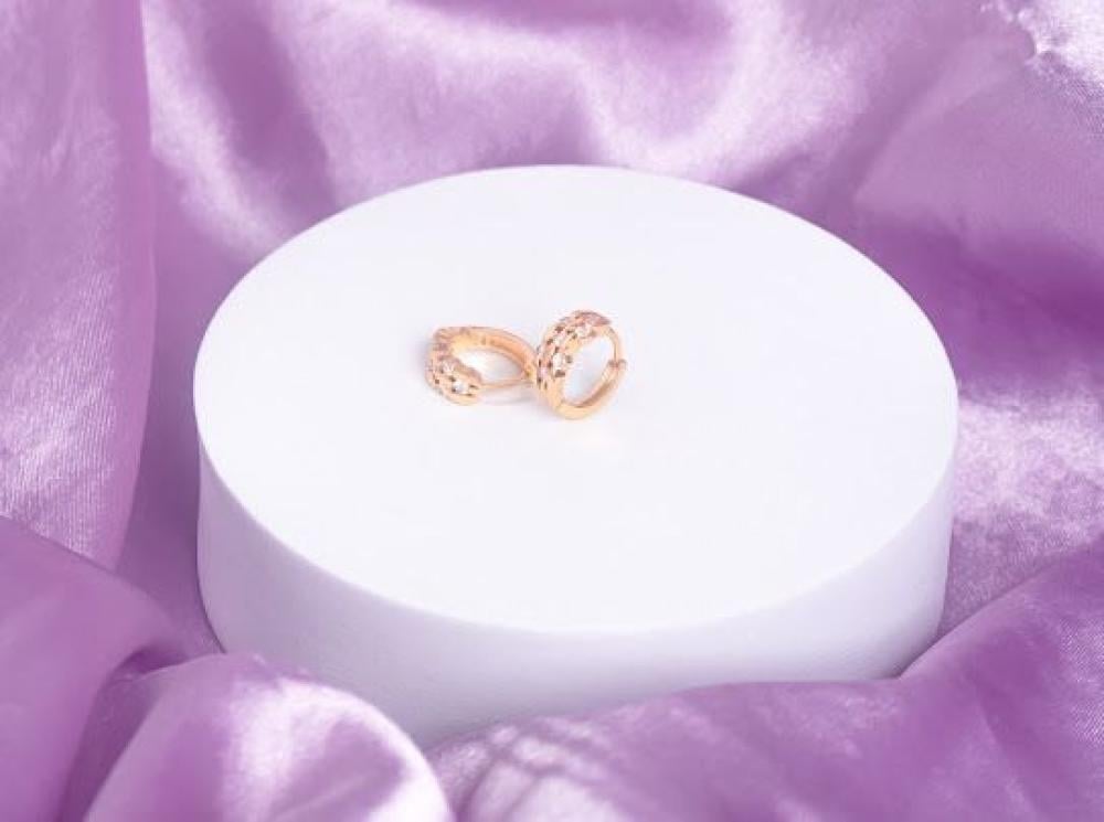 حلق لؤلؤ الذهب