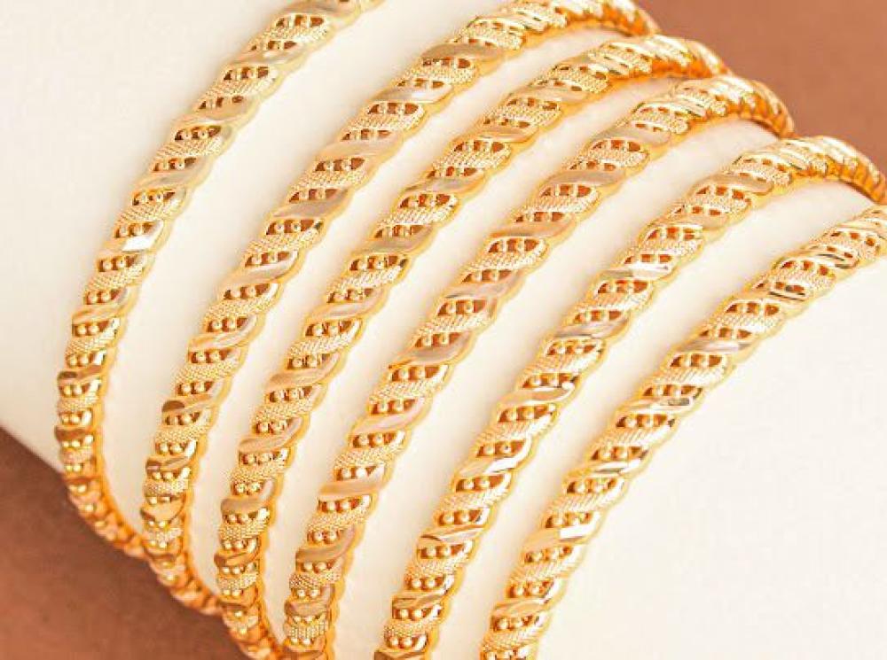 بنجر  1 فاخر موديل (جدائل الذهب  )مطابق للذهب عيار 21