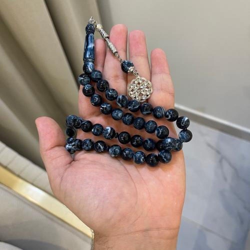 سبحة بكلايت اسود مخلوط