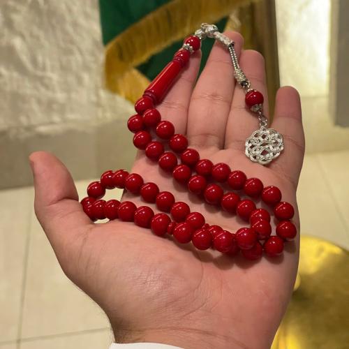 سبحة بكلايت أحمر
