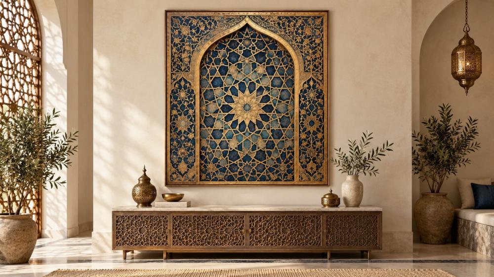 دليل اللوحات الإسلامية بالخط العربي: الخط والمقاس والمكان