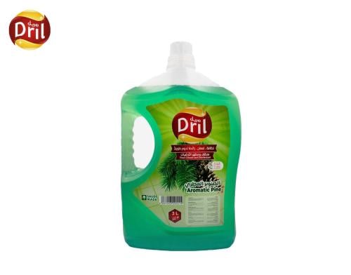 صندوق منظف ومطهر الأرضيات دريل الصنوبر العطري مكون من 6 عبوات  ٣ لتر