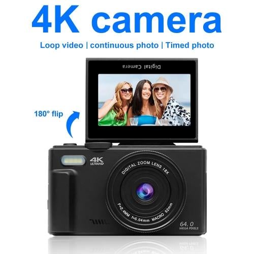 كاميرا رقمية 4K للتصوير