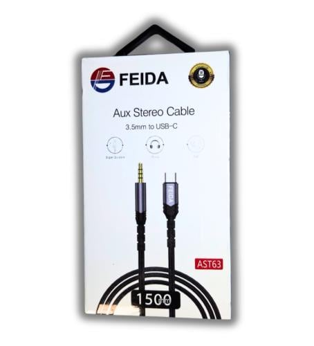 FEIDA - كيبل تايب سي صوت 1.5 متر م/AST63