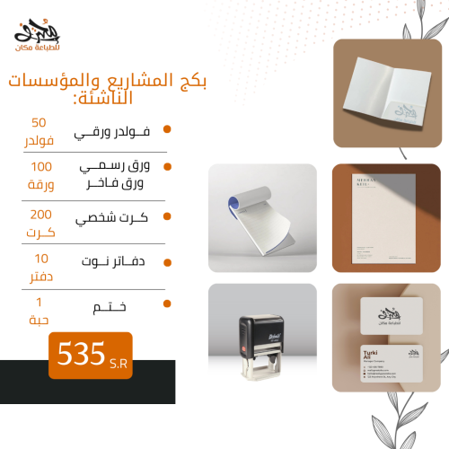 بكج المشاريع و المؤسسات الناشئة