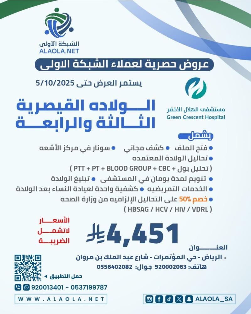 الولادة القيصرية (الثالثة والرابعة)