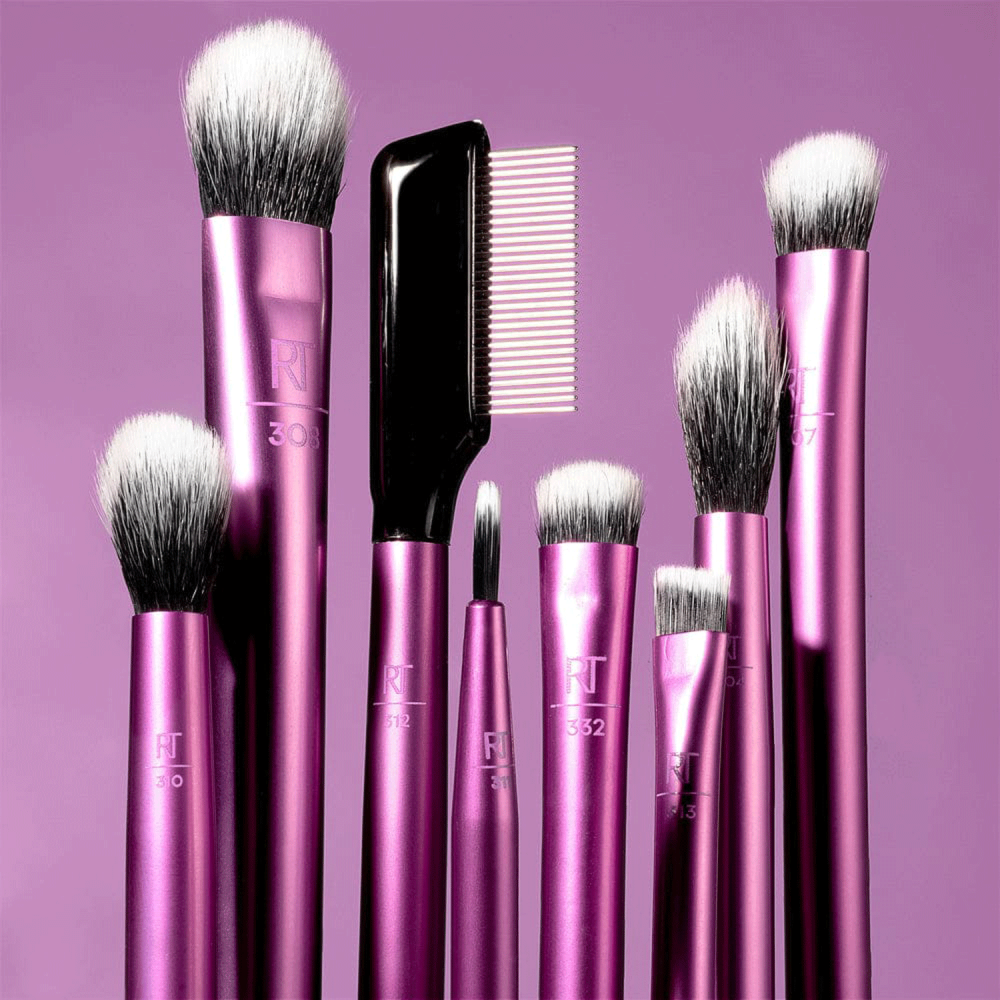 مجموعة فرش الماكياج اليومية للعيون  Everyday Eye Essentials  من REAL TECHNIQUES