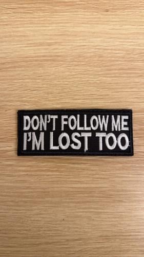 باتش- Dont follow me im lost too
