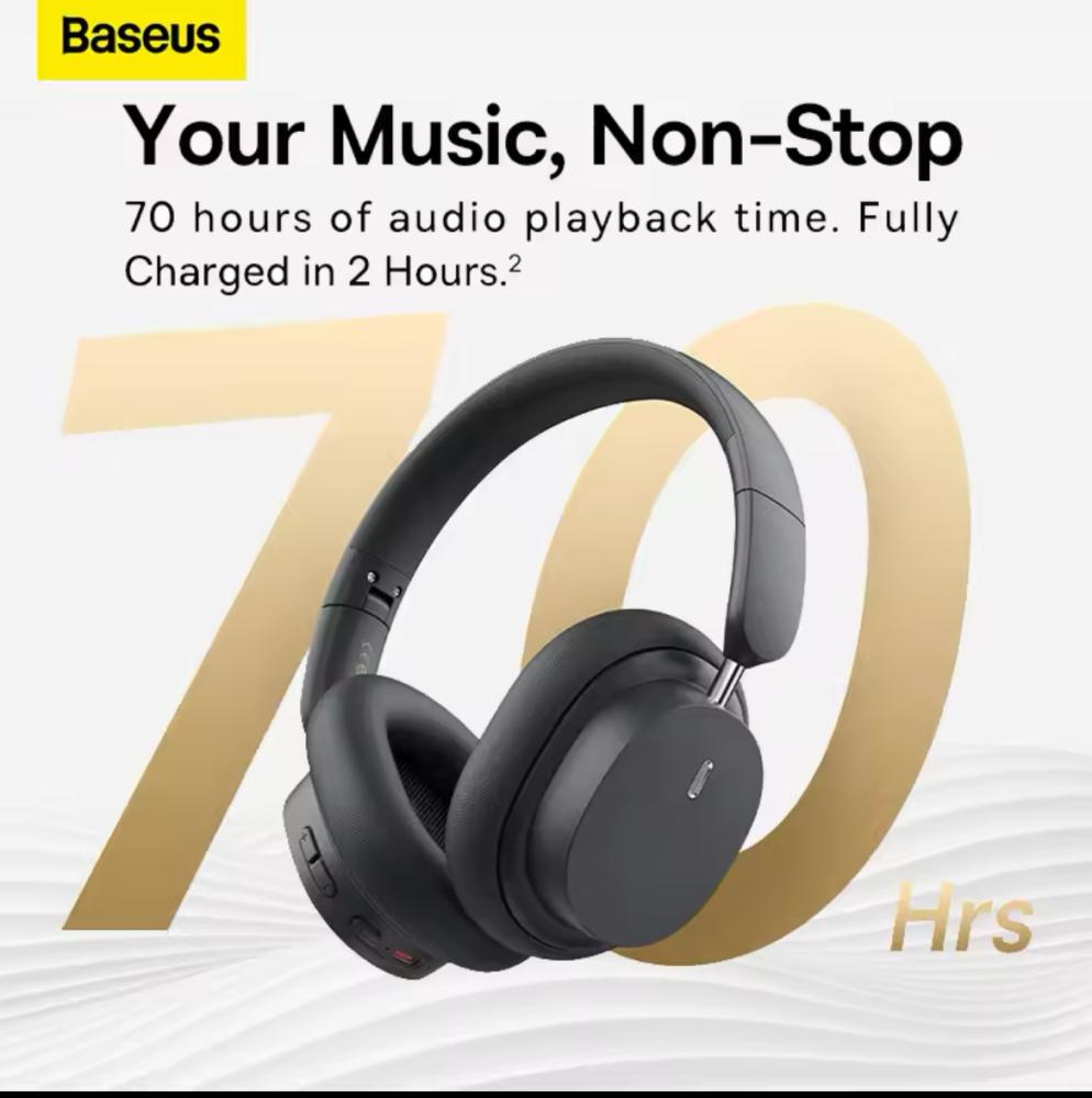 سماعة راس لا سلكيه من شركة بيسوس