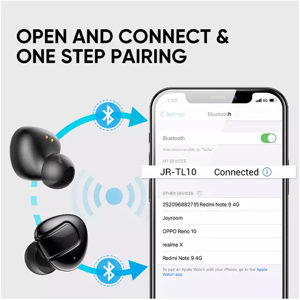 سماعة بلوتوث لاسلكية صوت ستيريو بسعة بطارية 250 مللي امبير وردي