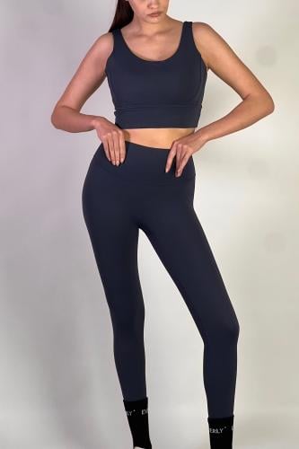 slay all day leggings - midnight blue