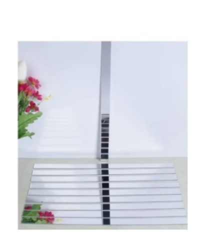 ملصق حائط مرآة مستطيل 10 قطع حجم 2x35 سم