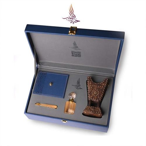 شنطة إهداء فاخرة "كحلي"