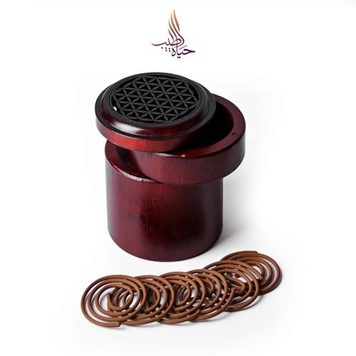 مبخرة السيارة بني مع الأعواد