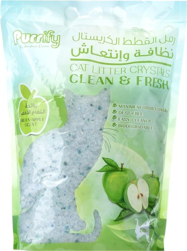 Purrify cat litter crystals 51 dean & fresh green...