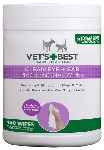 Vets Best Ear Wipes 160 Pack Vets Best Ear Cleaning Wipes 160 Wipes Pets House