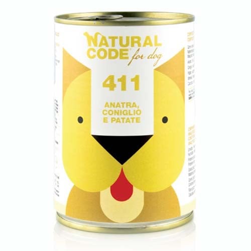 NATURAL CODE - DOGS DUCK RABBIT & POTATO (400G)