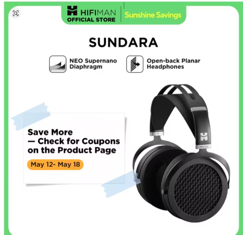 HIFIMAN SUNDARA سماعات رأس مغناطيسية مستوية كاملة...
