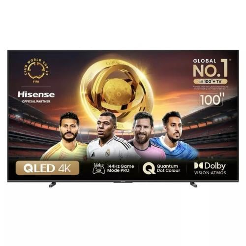 شاشة هايسنس 100 بوصة بدقة 4k سمارت