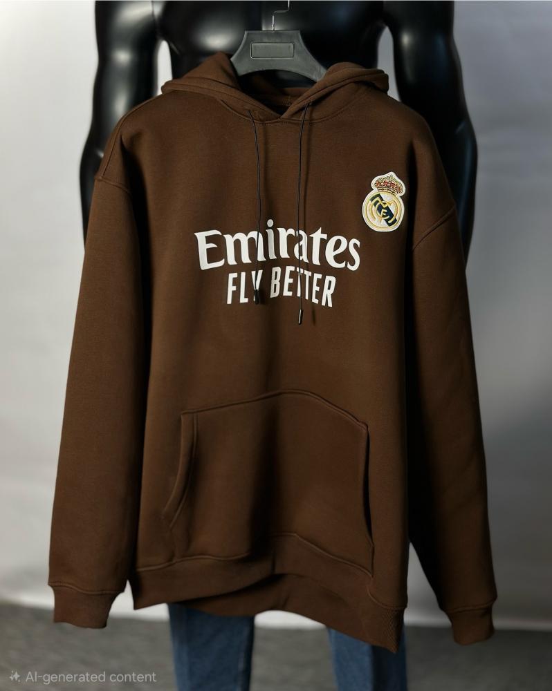 بلوفر ريال مدريد لون بني