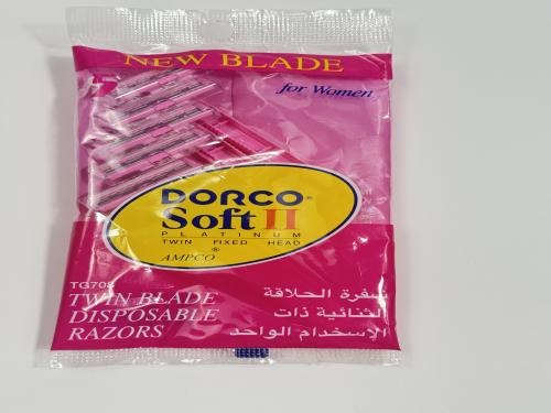 امواس حلاقه DORCO® Soft II
