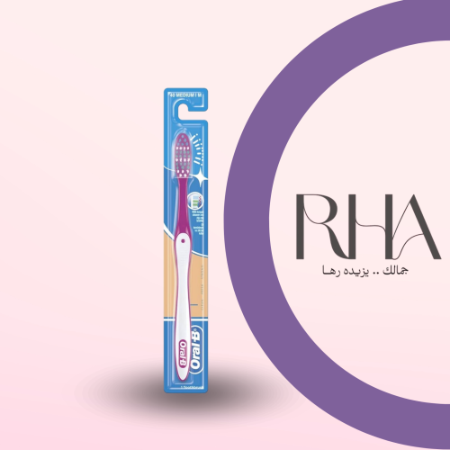 فرشة أسنان oral B (قوية + تنعش + تنظف )