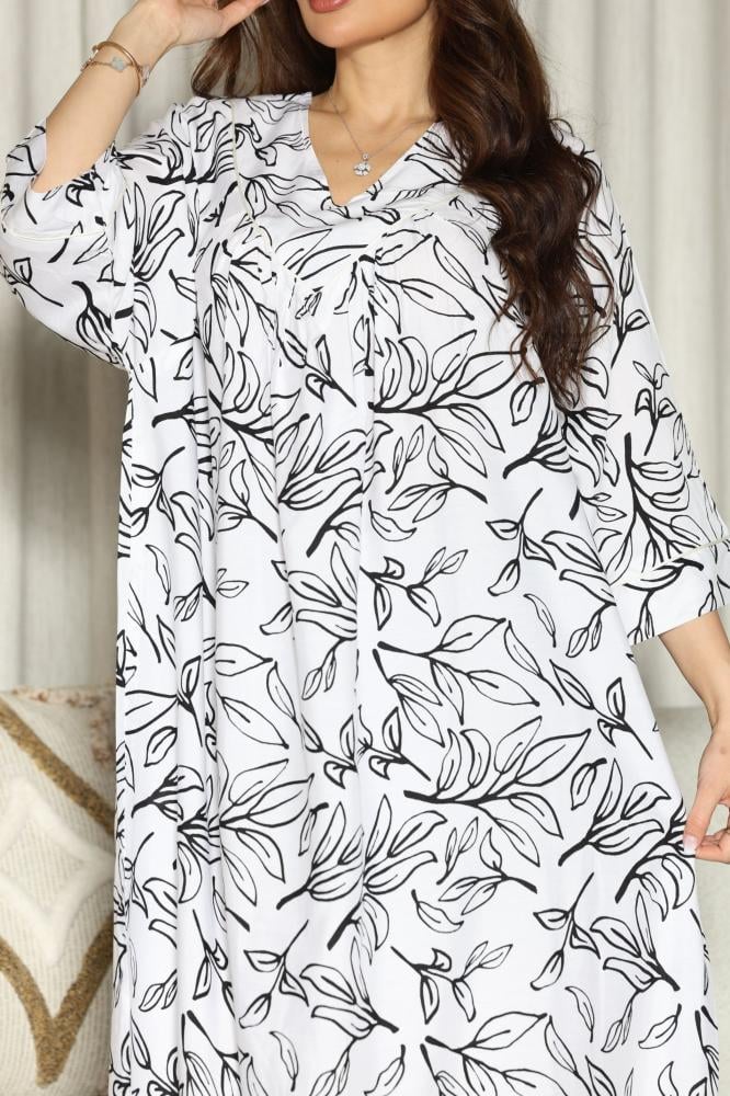 جلابية روز قطن