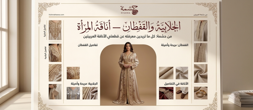 الفرق بين الجلابية والقفطان