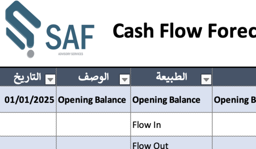 Forecast Cash Flow Forecast 071