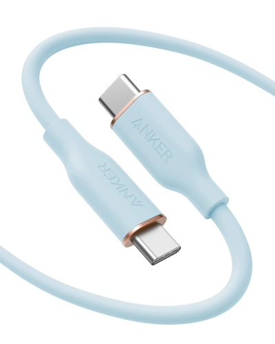 انكر كيبل شحن باور لاين 643 فلو سيليكون USB-C إلى...