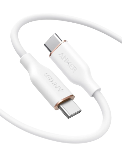 انكر كيبل شحن باور لاين 643 فلو سيليكون USB-C إلى...