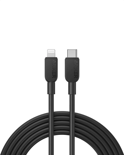 انكر 310 كيبل شحن من USB-C إلى Lightning لون أسود