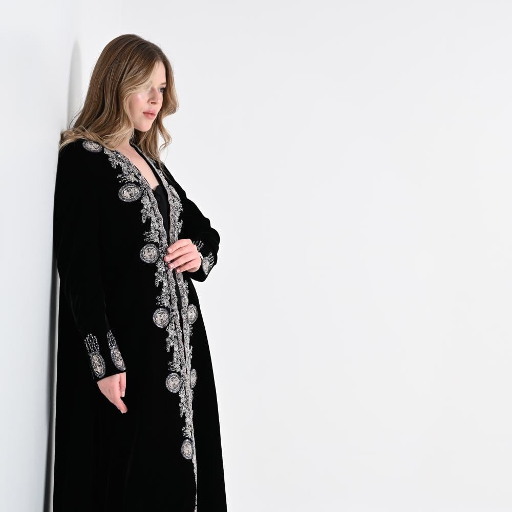 Vevet spark-blazer abaya