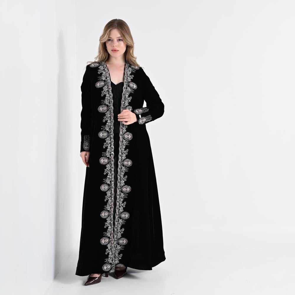Vevet spark-blazer abaya
