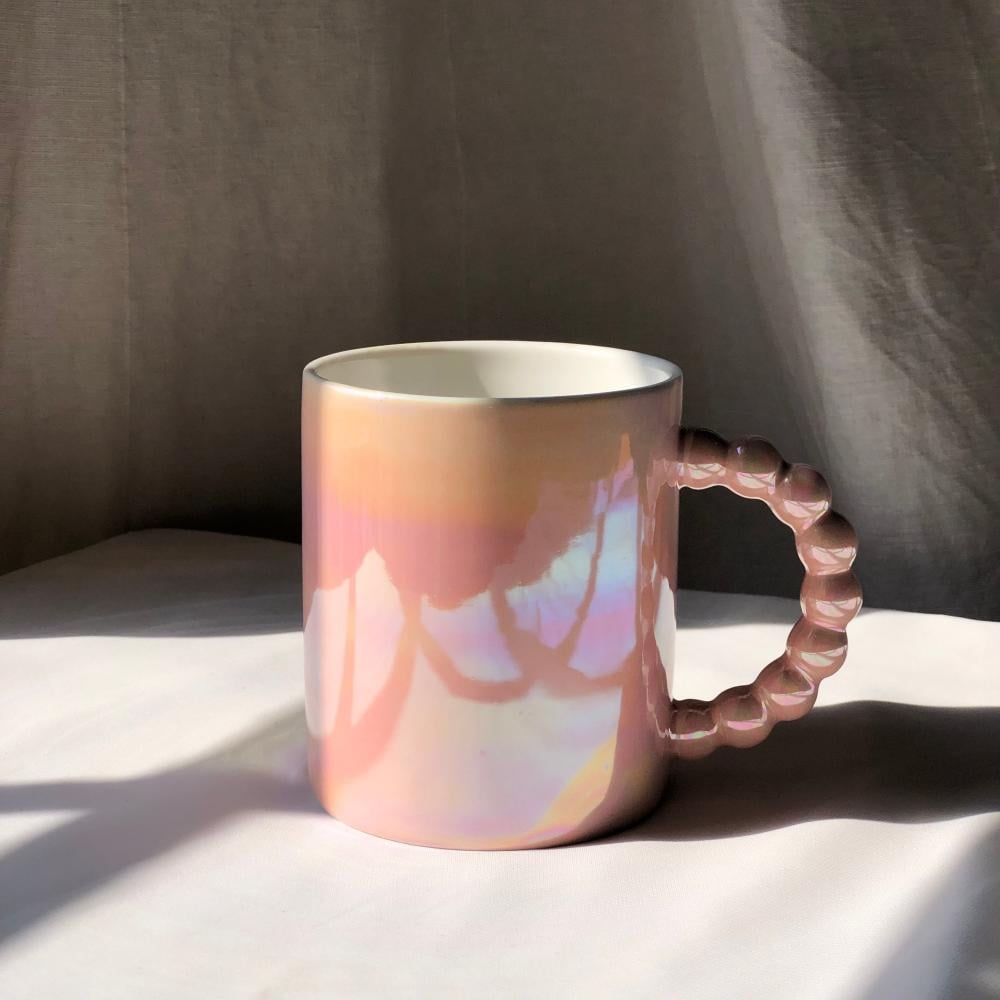 كوب لون وردي pink cup