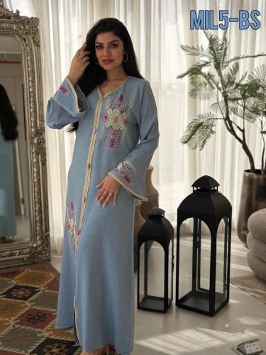 مغربي تطريز مع فص لامع