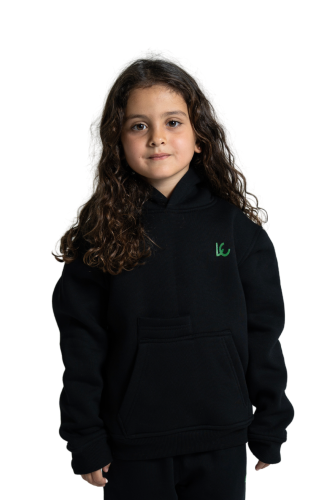 W24 Kids Hoodie Black