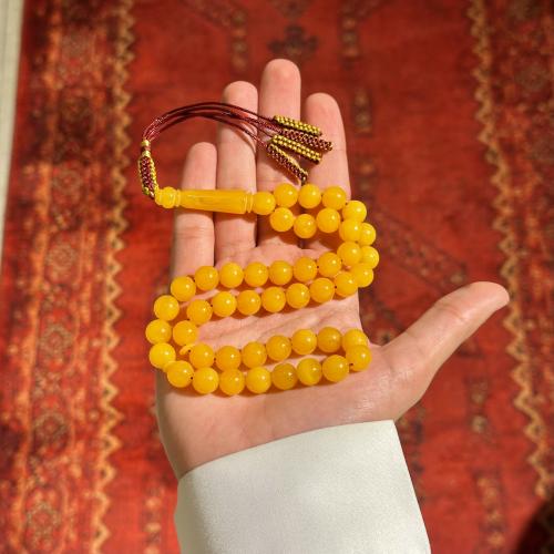 سبحة بكالايت زعفراني