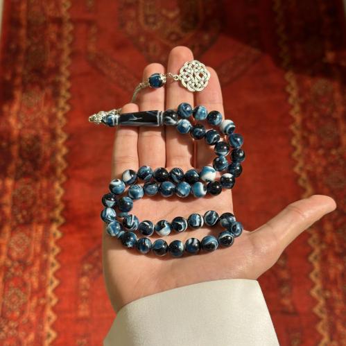 سبحة بكالايت اسود مخلوط